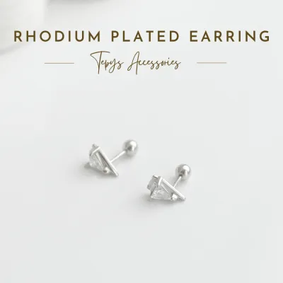 Bông Tai Đính Đá Diamondy Xi Mạ