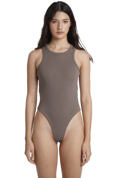 TESSA BODYSUIT - MAJOR BROWN