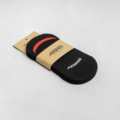 Invisible Socks Pack - Ananas Typo - Black