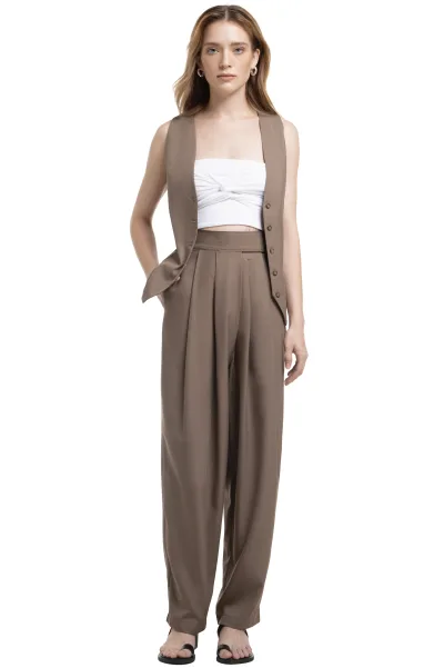 PAULO TROUSER - TAUPE