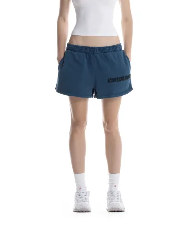 SSMA WASHED SWEAT SHORTS - DARK BLUE