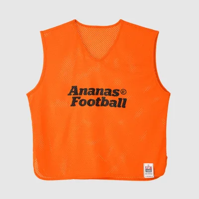 AF Pro Football Bib - Front Wordmark - Orange Tiger