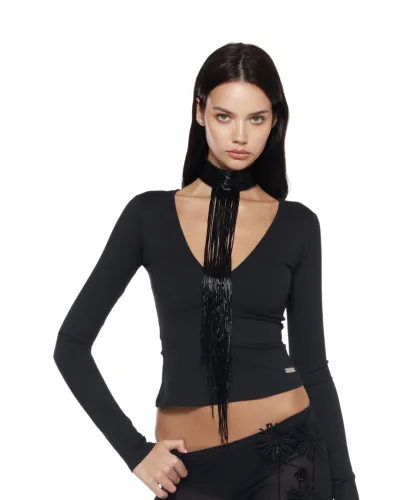 Vital V-neck Long Sleeve Top