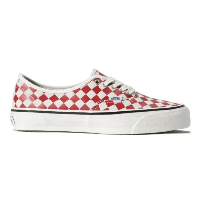 Giày VANS PREMIUM AUTHENTIC DIAMOND CHECK RED/MARSHMALLOW