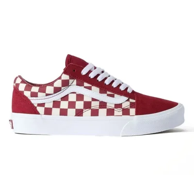 Giày VANS OLD SKOOL CHECKERBOARD RED/WHITE
