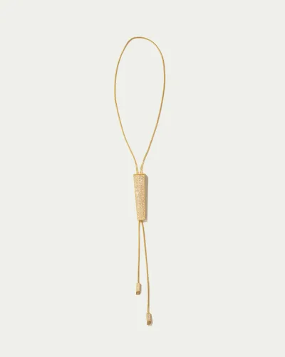Cravat Necklace In Pavé