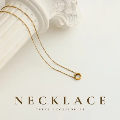 Dây Chuyền AnSelm Titan Gold - DC003