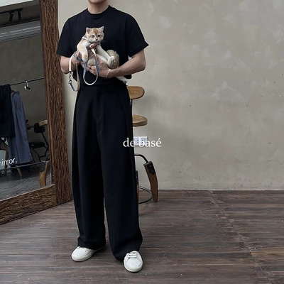 Quần Xuông Ống Rộng - PAPER Wide-Leg Trousers - De Basé