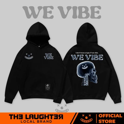 Local brand LAUGHTER WE VIBE HOODIE - ÁO HOODIE MŨ STREETWEAR - NỈ CHÂN CUA 350gsm