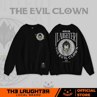 Local brand LAUGHTER EVIL CLOWN SWEATER - ÁO SWEATER DÀI TAY STREETWEAR - NỈ CHÂN CUA 350gsm