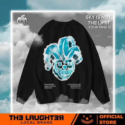 Local brand The Laughter - SWEATER CLOUD -Áo DÀI TAY NỈ DA CÁ