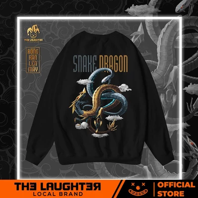 Local brand The Laughter - RỒNG RẮN LÊN MÂY SWEATER Áo MŨ- NỈ DA CÁ