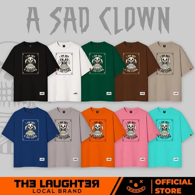 Local brand LAUGHTER SAD CLOWN T-SHIRT - Áo phông Oversize Streetwear