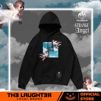 Local brand The Laughter - STRANGE ANGEL HOODIE Áo MŨ- NỈ DA CÁ