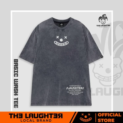 Local brand LAUGHTER ORIGINAL WASH T-SHIRT - Áo Phông Wash Oversize