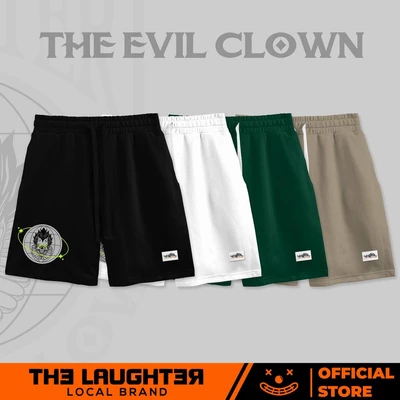 Local brand LAUGHTER EVIL CLOWN SHORTS - Quần shorts Basic Streetwear