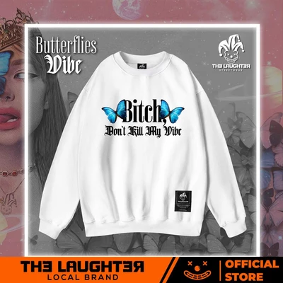 Local brand The Laughter - BUTTERFLIES VIBE Áo DÀI TAY SWEATER - NỈ DA CÁ