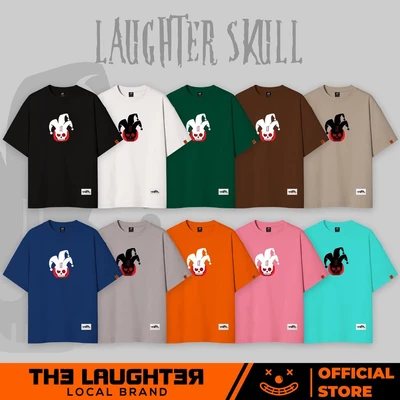 Local brand LAUGHTER SKULL T-SHIRT - Áo phông Basic Oversize Streetwear