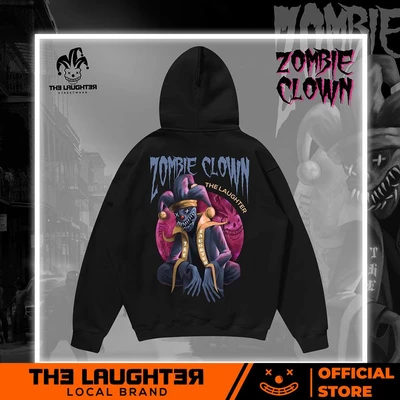 Local brand The Laughter - �ZOMBIE CLOWN Áo MŨ HOODIE - NỈ DA CÁ