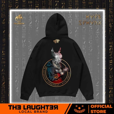Local brand The Laughter - HOODIE HYPE SPHYNX - Áo MŨ NỈ DA CÁ