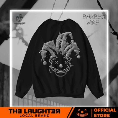 Local brand The Laughter - BARBED-WIRE SWEATER - Áo DÀI TAY NỈ DA CÁ