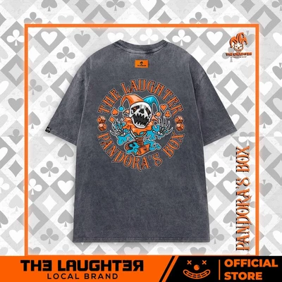 Local brand LAUGHTER PANDORA'S BOX WASH T-SHIRT - ÁO PHÔNG OVERSIZE UNISEX