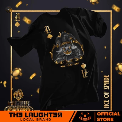 Local brand LAUGHTER CA$INO JQKA T-Shirt - Áo Phông Oversized Tee 100% Cotton