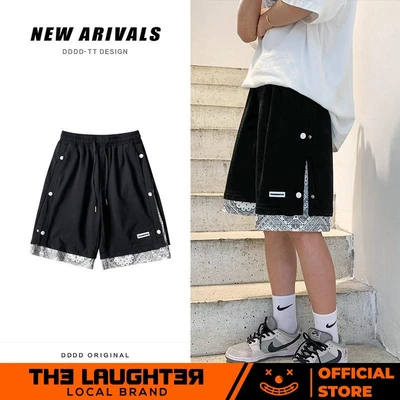 Local brand Quần Shorts Họa tiết Bandana Hip Hop