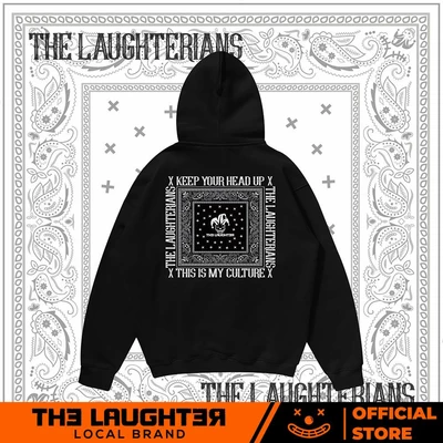 Local brand LAUGHTERIAN PATTER - HOODIE HỌA TIẾT BANDANA NỈ DA CÁ