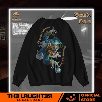 Local brand The Laughter - BILLIARDS CLOWN SWEATER - Áo DÀI TAY NỈ DA CÁ