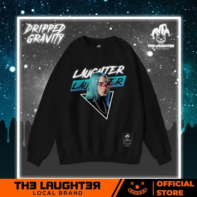 Local brand The Laughter - DRIPPED GRAVITY Áo DÀI TAY SWEATER - NỈ DA CÁ
