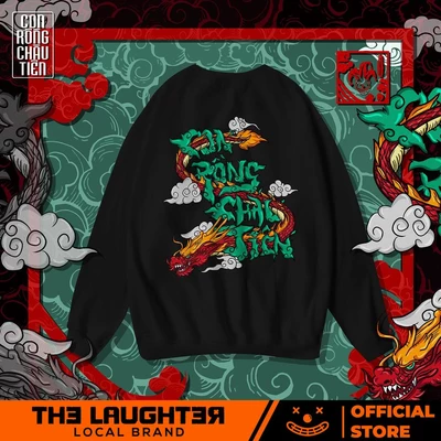 Local brand The Laughter - CON RỒNG CHÁU TIÊN SWEATER Áo DÀI TAY- NỈ DA CÁ