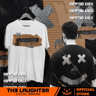 Local brand The Laughter - Áo phông Unisex Ripped Box 100% Cotton