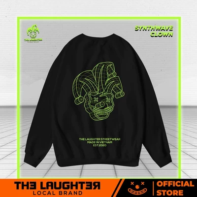Local brand [The Laughter] �SYNTHWAVE Áo DÀI TAY SWEATER - NỈ DA CÁ