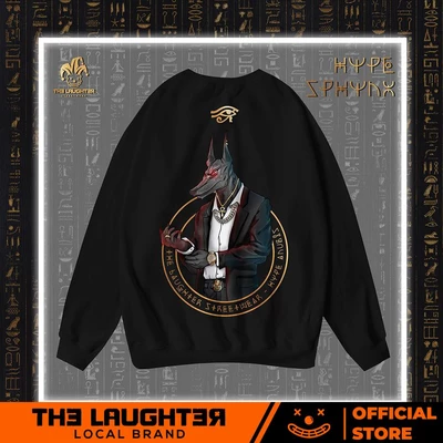 Local brand The Laughter - HYPE ANUBIS Áo DÀI TAY SWEATER - NỈ DA CÁ