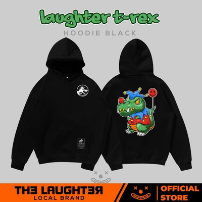 Local brand LAUGHTER T-REX HOODIE - ÁO MŨ HOODIE - NỈ CHÂN CUA 350gsm