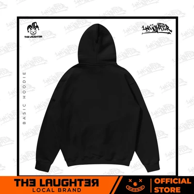 Local brand The Laughter - BASIC HOODIE- Hoodie Unisex Oversize NỈ CHÂN CUA 100% Cotton