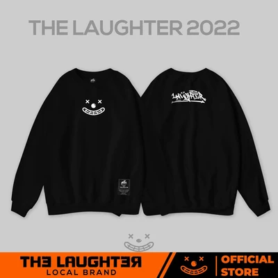 Local brand LAUGHTER LOGO SIGNATURE SWEATER - ÁO SWEATER DÀI TAY STREETWEAR - NỈ CHÂN CUA 350gsm