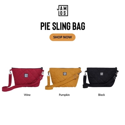 Pie Sling Bag - Túi vải canvas chần đeo chéo phụ kiện Jamlos