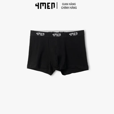 Quần Boxer Slimfit Basics 4MEN QL055 sịp đùi cotton thoáng mát, mềm mại, kháng khuẩn, dễ mặc, thấm mồ hôi