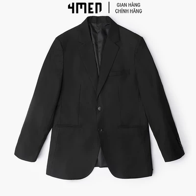 Áo Vest Nam Form Slimfit trơn 2 nút 4MEN AV036 tôn dáng, phong cách trẻ trung, thanh lịch, vải sợi tổng hợp bền đẹp