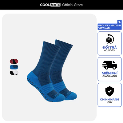 [MUA 2 GIẢM 5%]Tất bóng đá cổ cao mềm mại thấm hút Coolmate