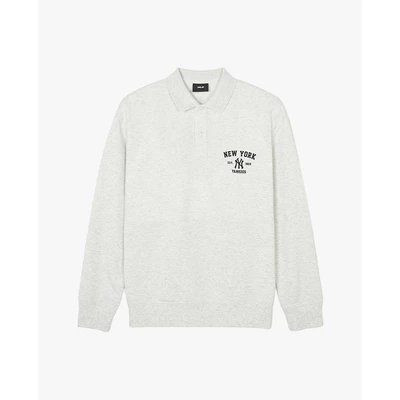 MLB - Áo sweatshirt unisex cổ bẻ tay dài thời trang_3AMTV0841-50MGL