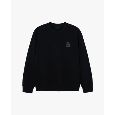 MLB - Áo sweatshirt unisex cổ tròn tay dài Monogram Big Lux_3AMTM0444-50BKS