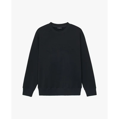 MLB - Áo sweatshirt unisex cổ tròn tay dài Basic Embo Letter Graphic_3AMTB2044-50BKS