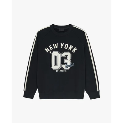 MLB - Áo sweatshirt unisex cổ tròn tay dài Varsity Sportive_3AMTV1044-50BKS