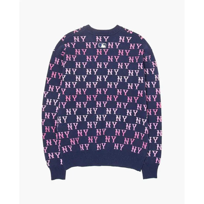 MLB - Áo sweater unisex cổ tròn tay dài Gradation Monogram_3AKPM0144-50NYL
