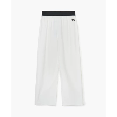 MLB - Quần ống rộng nữ lưng thun Basic Small Logo Banding_3FPTB0541-50WHS