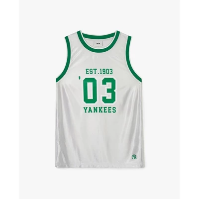 MLB - Áo ba lỗ nữ cổ tròn Sportive Varsity Number Graphic Nasity_3FTKV0443-50SIS