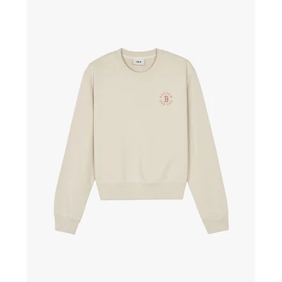 MLB - Áo sweatshirt nữ cổ tròn tay dài Basic Small Logo_3FMTB0244-43CRD